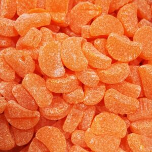Zachary Orange Fruit Slices Jelly Gummy Candy 5lb Bag Bulk